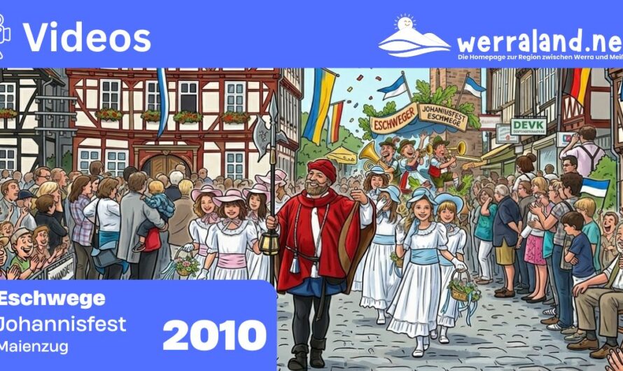 Werraland.net vor Ort – Video vom Maienzug beim Johannisfest 2010 in Eschwege