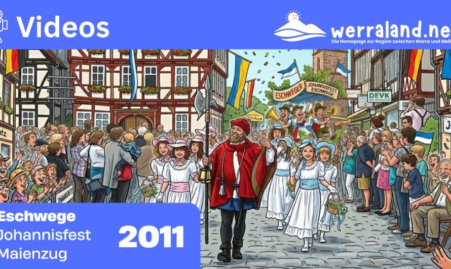Werraland.net vor Ort – Video vom Maienzug beim Johannisfest 2011 in Eschwege